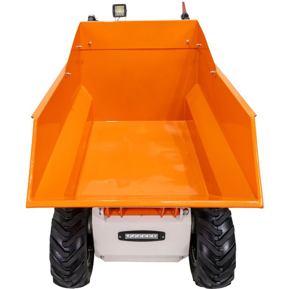 Roaba autopropulsata RURIS RTS 5000, electric, basculare hidraulica, portocaliu