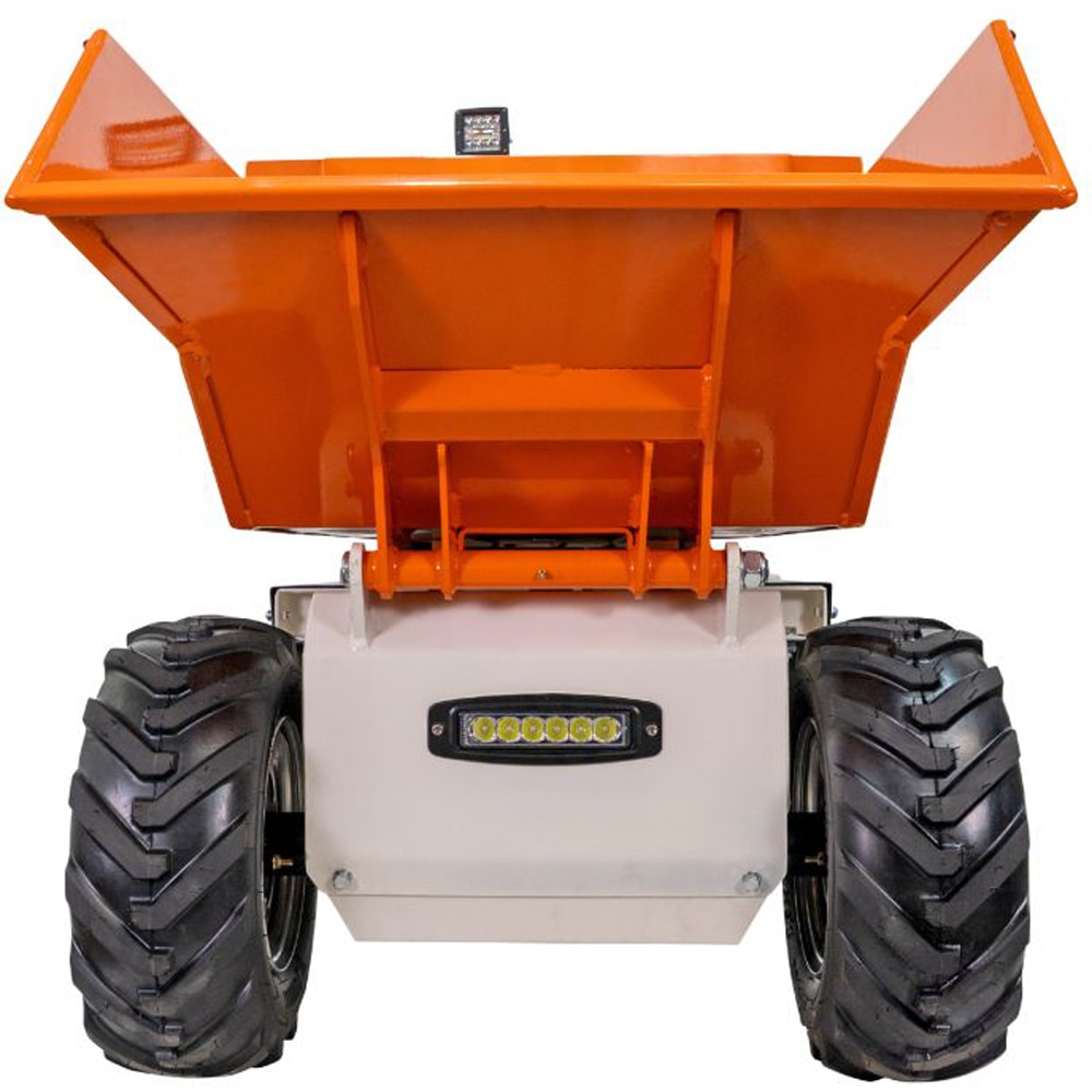 Roaba autopropulsata RURIS RTS 5000, electric, basculare hidraulica, portocaliu