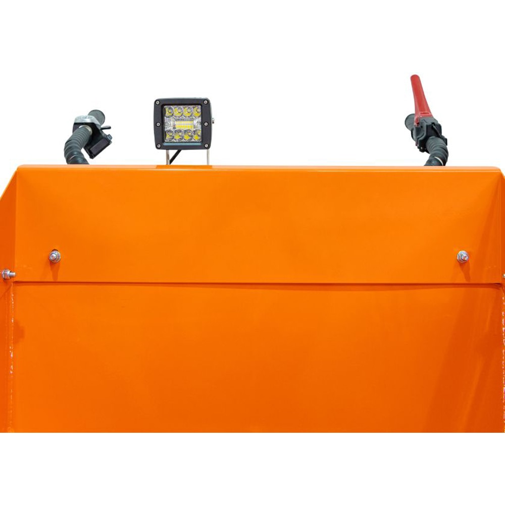 Roaba autopropulsata RURIS RTS 5000, electric, basculare hidraulica, portocaliu