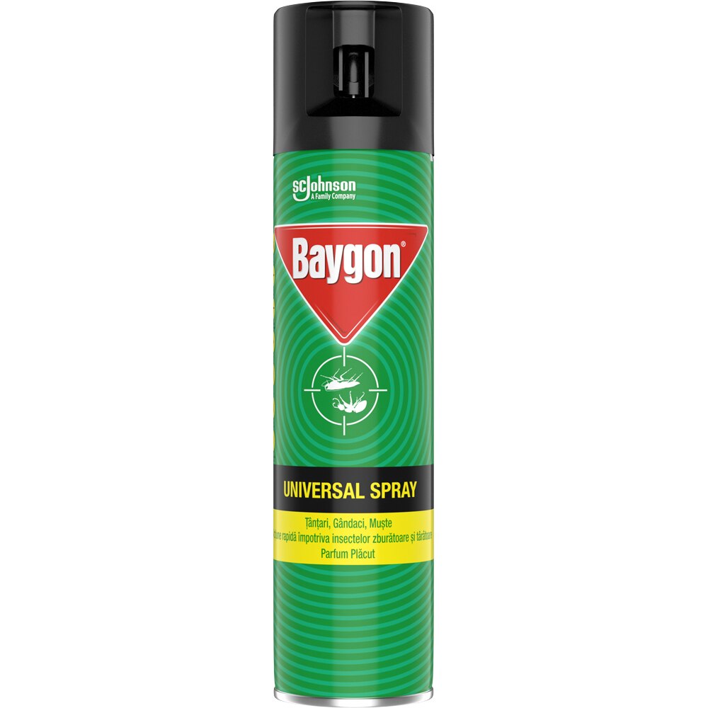 Spray anti-insecte BAYGON Universal, 400 ml