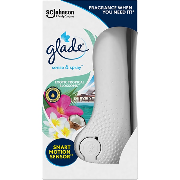 Odorizant de camera GLADE Sense & Spray Tropical Blossom, 18 ml