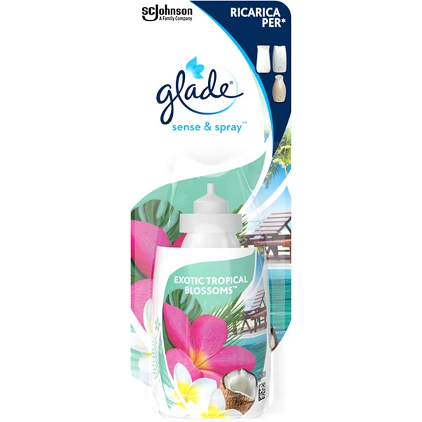 Rezerva GLADE Sense & Spray Tropical Blossom, 18 ml