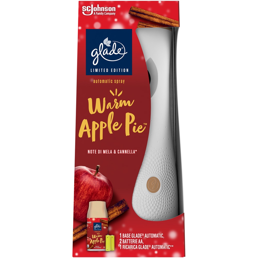 Odorizant de camera GLADE Automatic Spray Warm Apple Pie, 269 ml