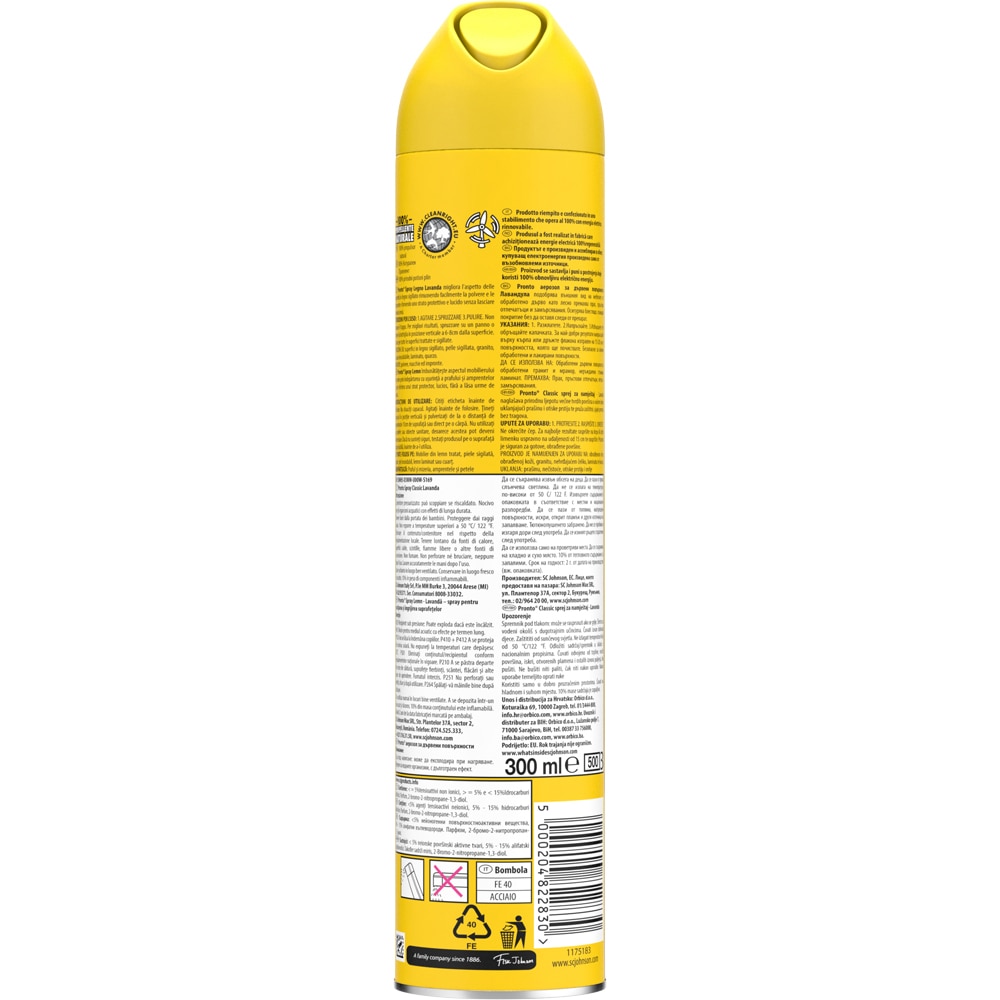 Spray pentru mobila PRONTO Classic Lavanda, 300 ml