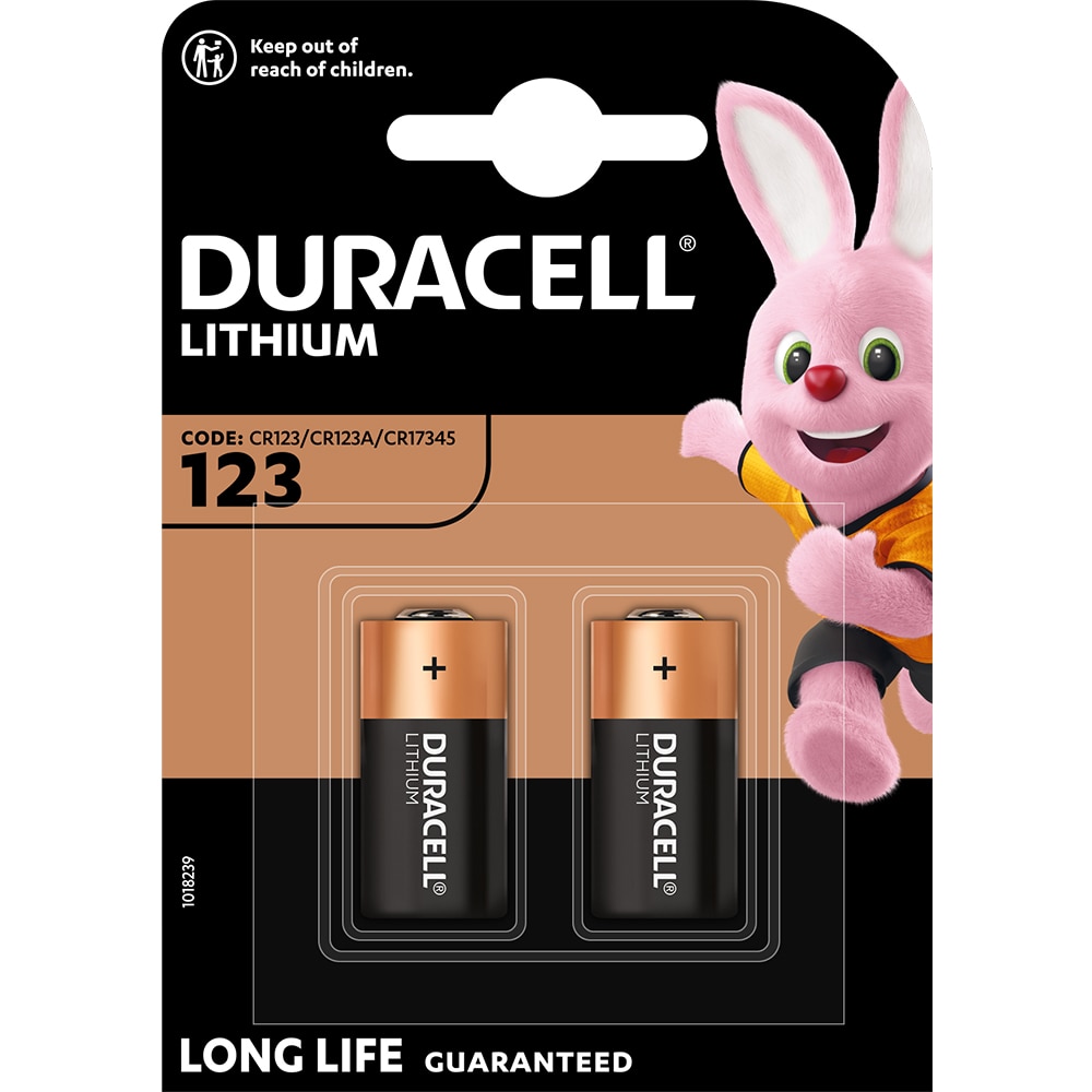 Baterii Litiu DURACELL CR123, 3V, 2 bucati