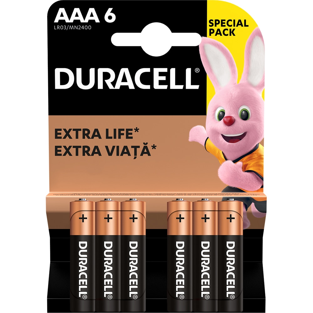 Baterii DURACELL Basic Duralock AAAK, 6 bucati