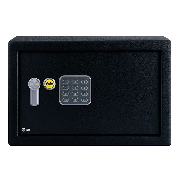 Seif rezidential YALE YSV/250/DB1, Inchidere electronica, 250 x 350 x 250 mm, negru