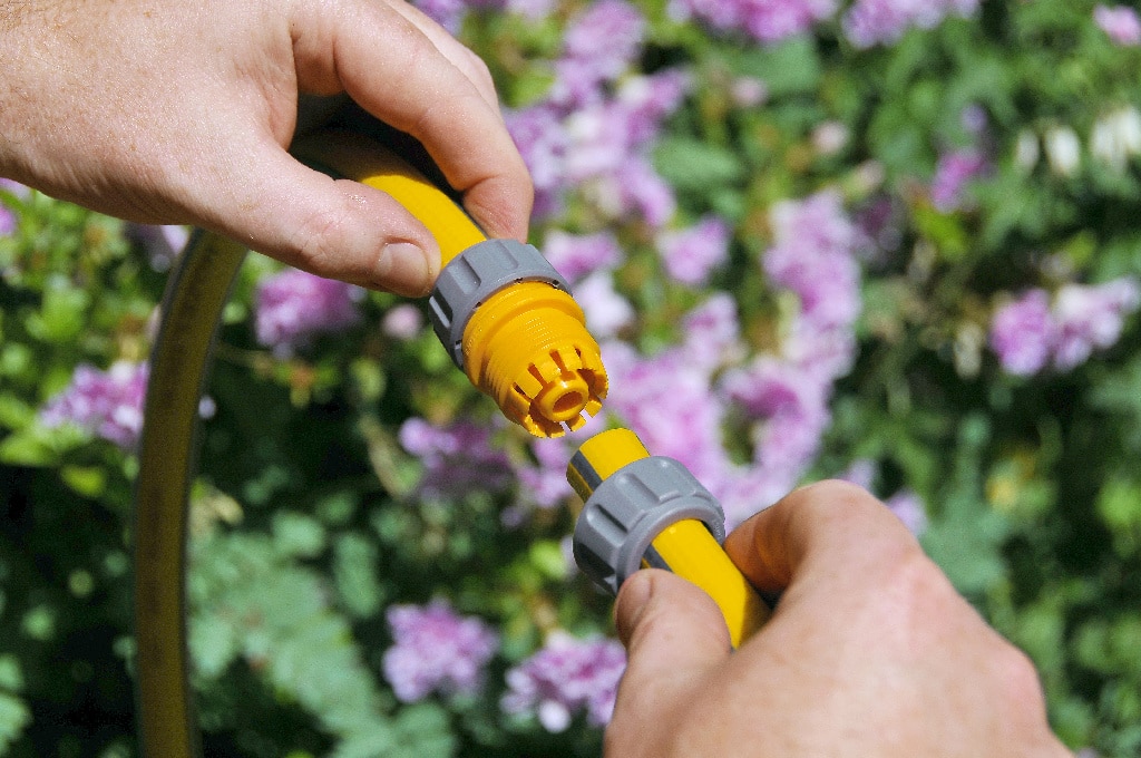 Conector furtun, cu dublu adaptor  Hozelock