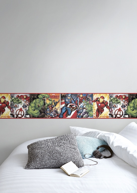 Bordura autoadeziva multicolora Braya, 14.5 cm x 5 m