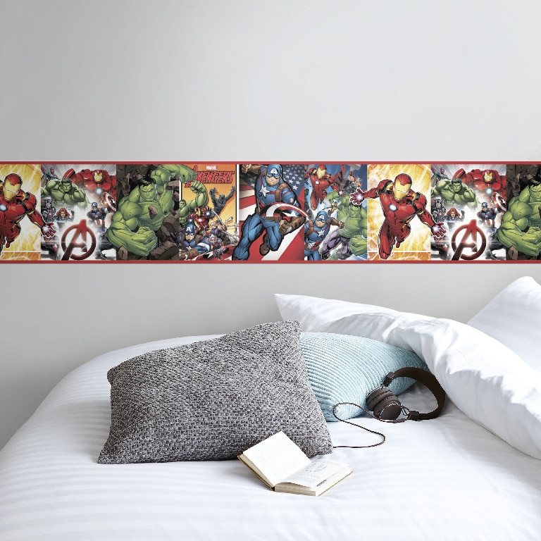 Bordura autoadeziva multicolora Braya, 14.5 cm x 5 m