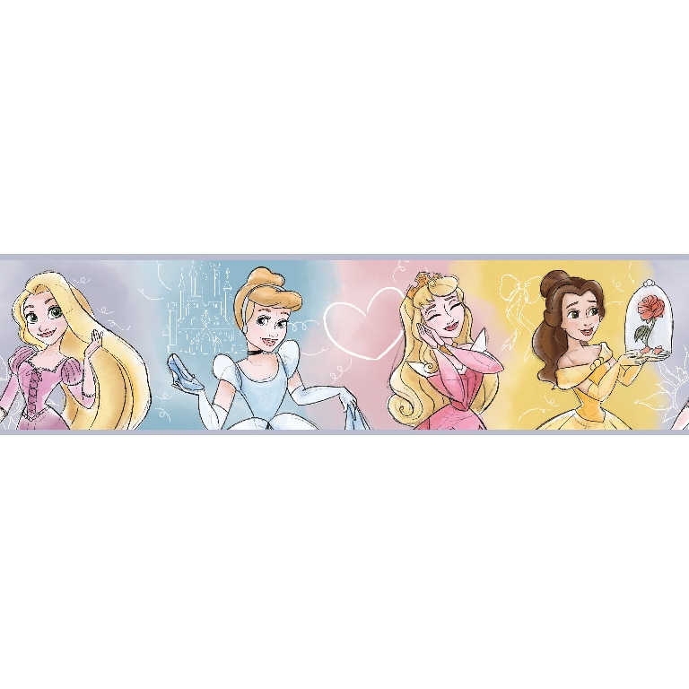 Bordura autoadeziva multicolora Rhapis, 15.6 cm x 5 m