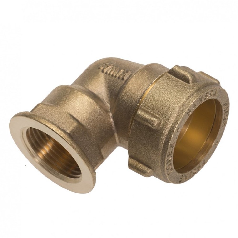 Cot de compresie cu inel, alama, FI, 15 mm x 1/2"