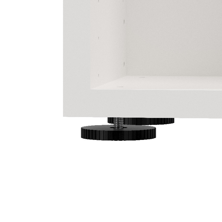 Corp de mobilier GoodHome Atomia, alb, 187.5 x 37.5 x 20 cm