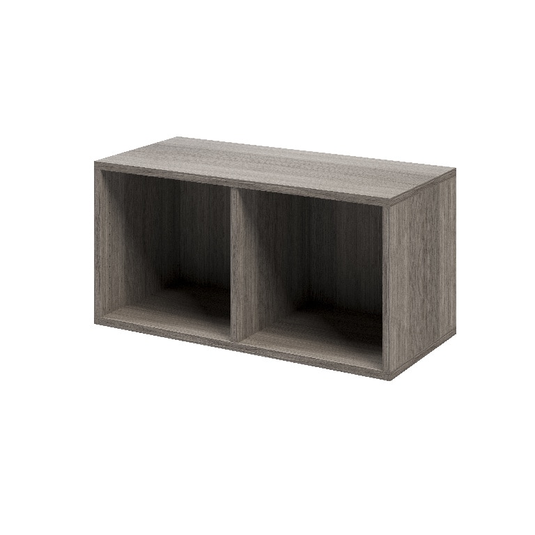 Corp de mobilier GoodHome Atomia, gri stejar, 37.5 x 75 x 35 cm