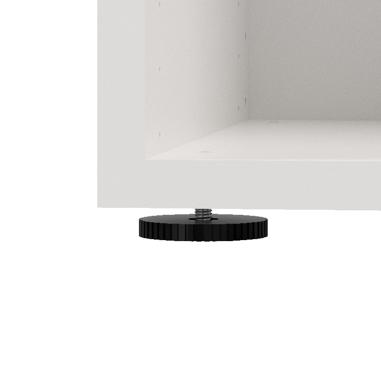 Corp de mobilier GoodHome Atomia, alb, 112.5 x 50 x 35 cm