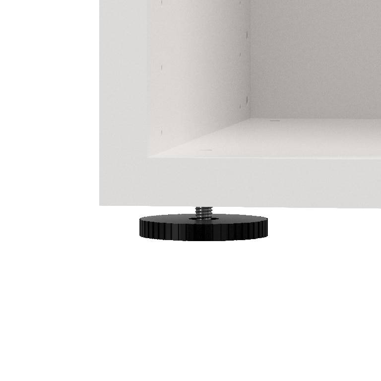 Corp de mobilier, alb, 187 x 37 cm • GoodHome Atomia