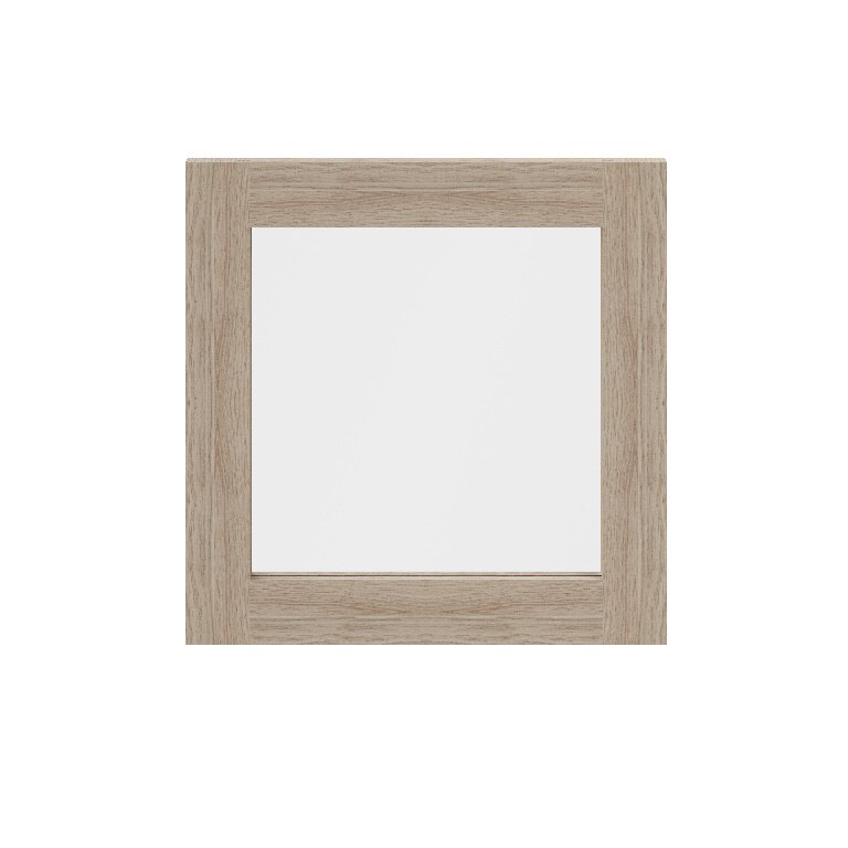 Usa dresing transparenta, sticla, stejar, 37 x 37 cm  GoodHome Atomia