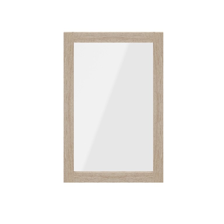 Usa dresing transparenta, sticla, stejar, 50 x 75 cm • GoodHome Atomia