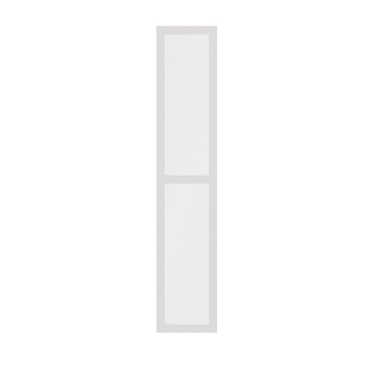 Usa dressing, transparenta, alb, 37x187 cm • GoodHome Atomia