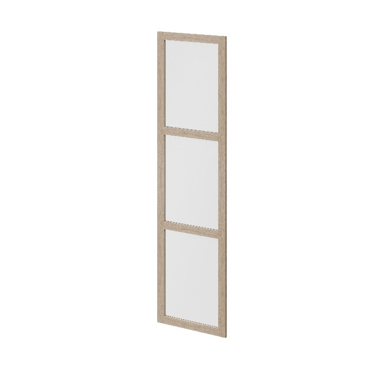 Usa dressing, sticla, stejar, W50Xh187 • GoodHome Atomia