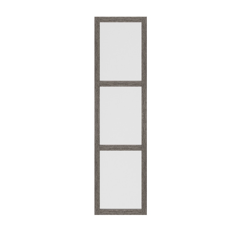 Usa dressing, sticla, W50Xh187 gri stejar • GoodHome Atomia