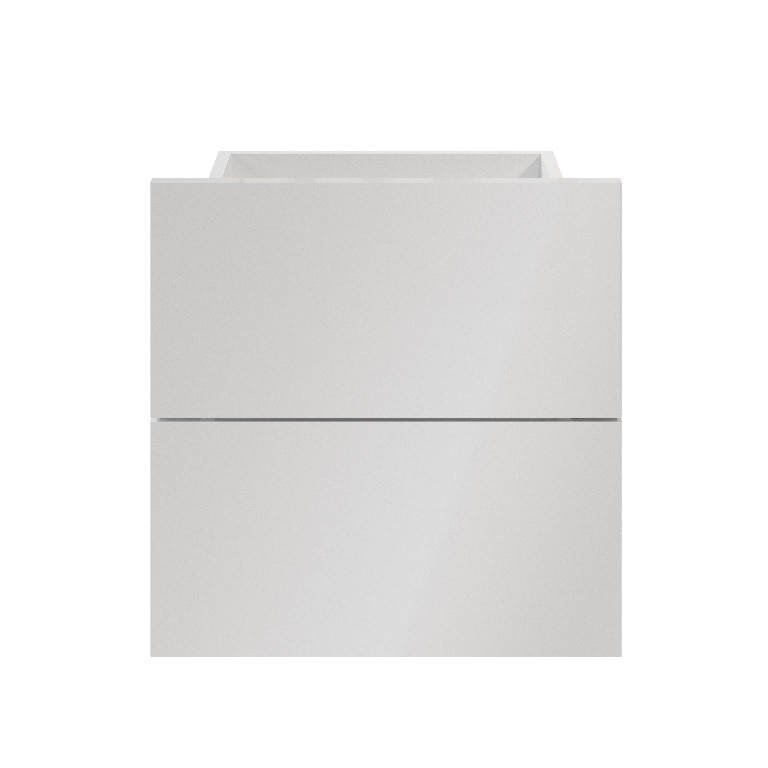 Sertar exterior, 35 x 37 cm, alb, set 2 bucati  GoodHome Atomia