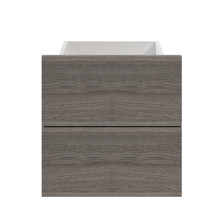 Sertar exterior, 45 x 37 cm Gri stejar 2 bucati • GoodHome Atomia