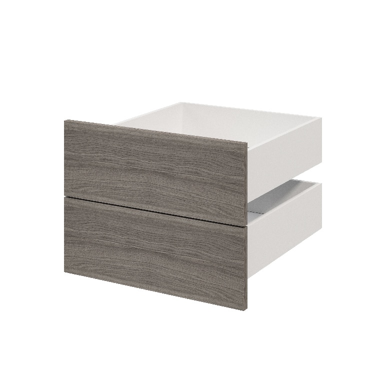 Sertar exterior, 58 x 50 cm Gri stejar 2 bucati GoodHome Atomia