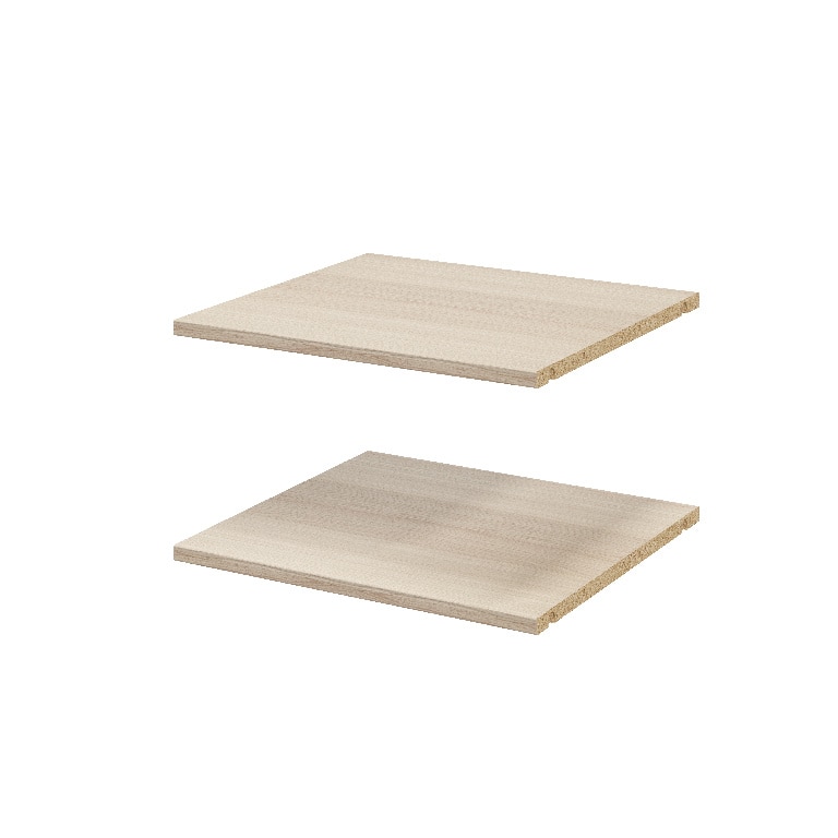 Pachet 2 rafturi, stejar, 50 x 45 cm  GoodHome Atomia