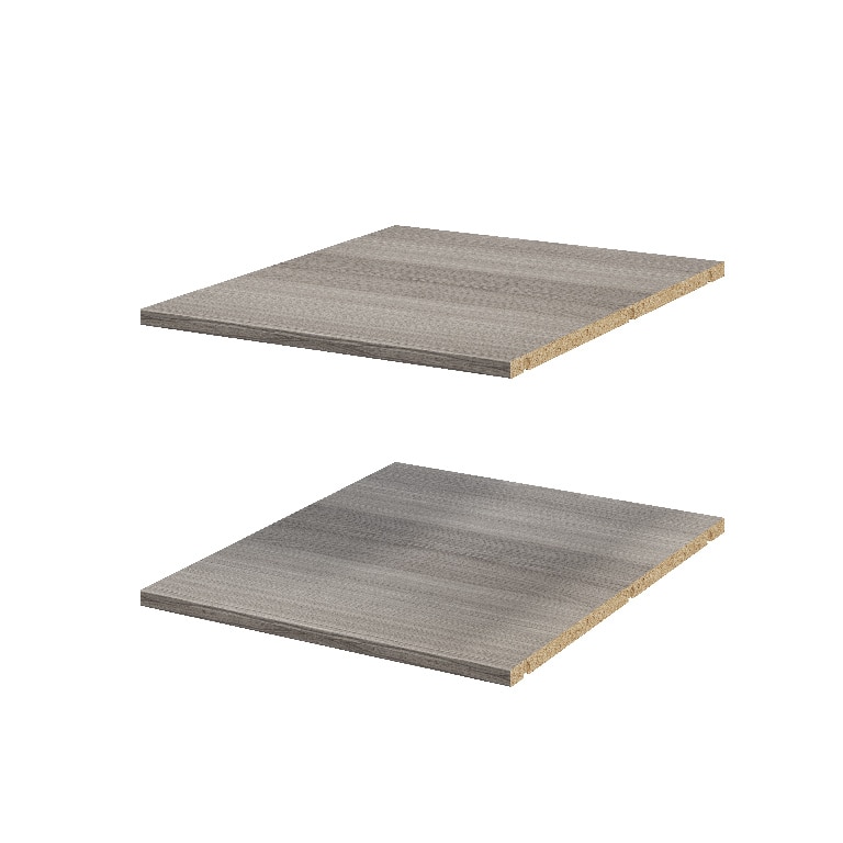 Pachet 2 rafturi, gri stejar, 50 x 58 cm • GoodHome Atomia