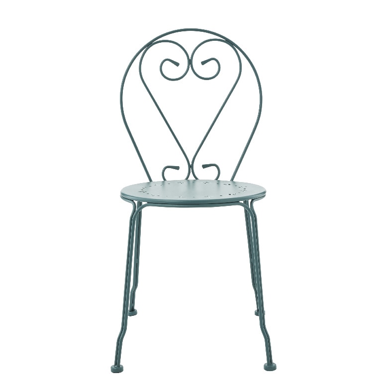 Scaun verde, metal, 44 x 88 x 54 cm GoodHome Vernon Sea