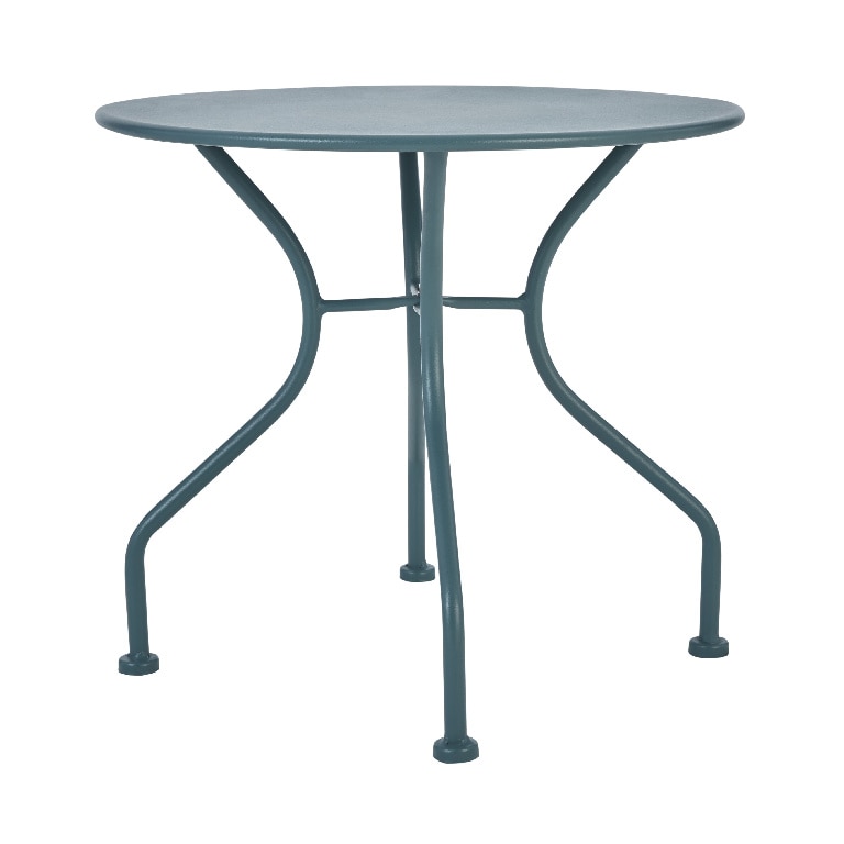 Masa de cafea, otel, verde, rotunda, 2 persoane, 50 x 46 cm • GoodHome vernon