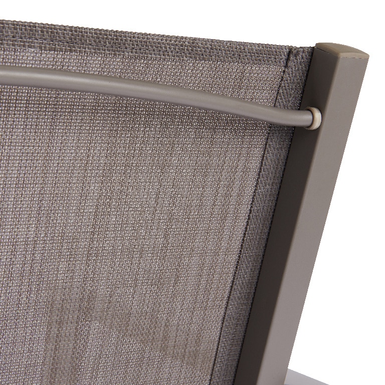 Scaun de gradina si terasa GoodHome Barbana, bej, metalic, 56 x 86 x 59 cm