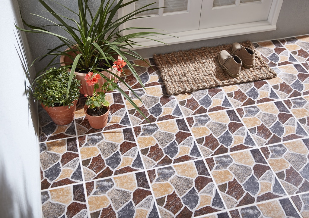 Gresie Exterior, Bej, Portelan, 33 x 33 cm, suprafata 1,663 mp GoodHome Searocca