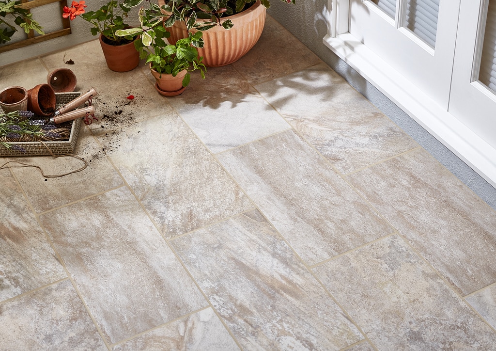 Gresie Exterior, Bej, Portelanata, 60 x 30 cm, suprafata 1,26 mp  Volfy