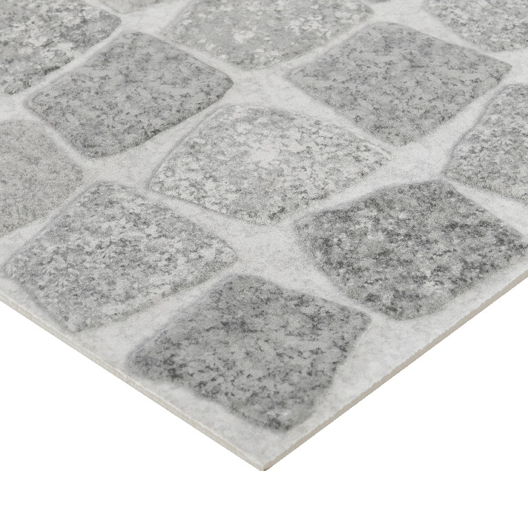 Gresie Exterior, Gri, Portelan, 33 x 33 cm, suprafata 1,663 mp • GoodHome Blocce