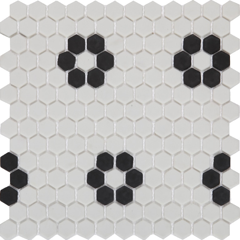 Mozaic interior, negru, sticla, patrat, 30 x 30 cm x 4 mm  GoodHome Glina