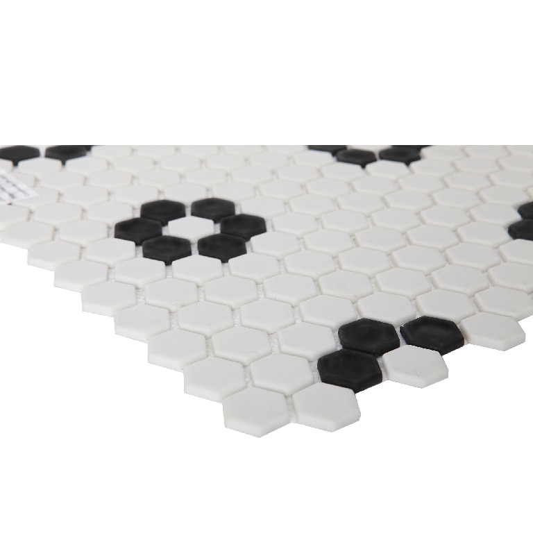 Mozaic interior, negru, sticla, patrat, 30 x 30 cm x 4 mm  GoodHome Glina