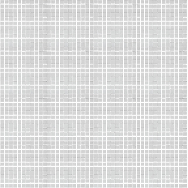 Mozaic interior, alb, sticla, patrat, 30 x 30 cm x 4 mm  Glina