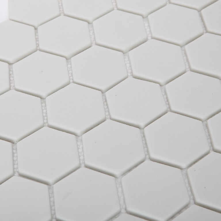 Mozaic interior, alb, sticla, patrat, 30 x 30 cm x 6 mm  GoodHome Plain