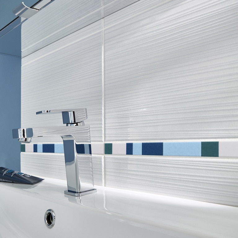 Brau pentru faianta OPP1, 2 x 40 cm, ceramica, albastru