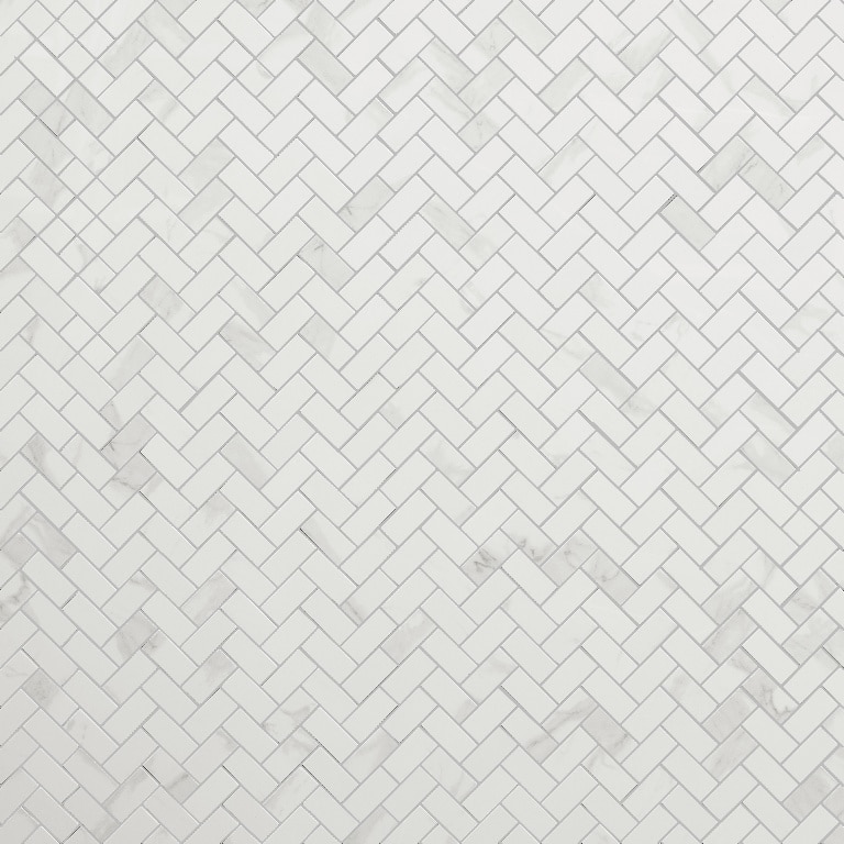 Mozaic portelanat decorativ GoodHome Ultimate Marble, 30x30 cm, alb