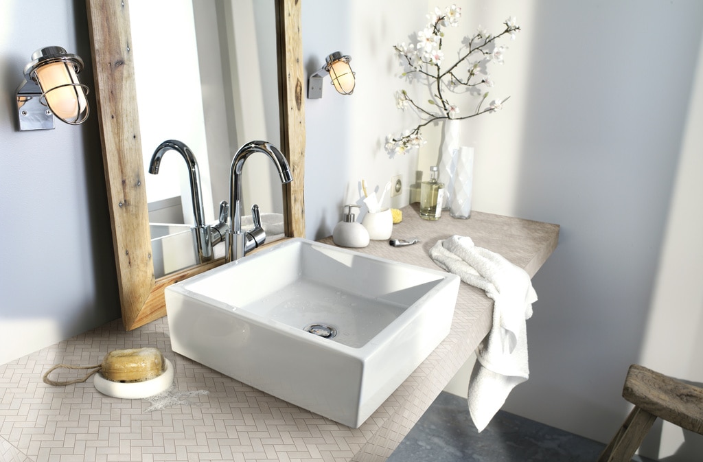 Mozaic portelanat decorativ GoodHome Ultimate Marble, 30x30 cm, crem