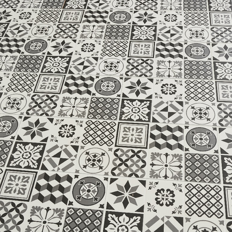 Faianta decor interior, alb, 60 x 20 cm x 8.5 mm, dreptunghiulara, 0.96 mp  GoodHome Konkrete