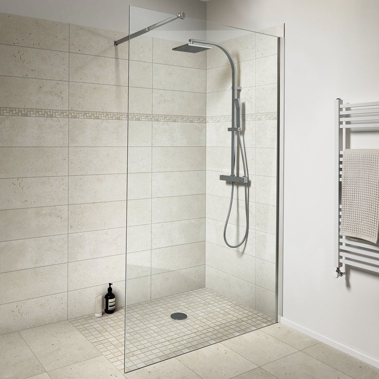 Travertin interior, bej, 60 x 20 cm x 10 mm, dreptunghiulara, 0.6 mp  GoodHome