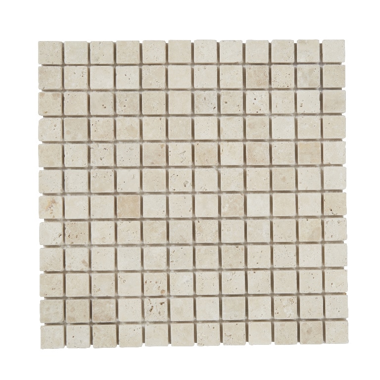 Travertin interior, bej, piatra naturala, patrat, 30.5 x 30.5 cm x 8 mm  GoodHome 