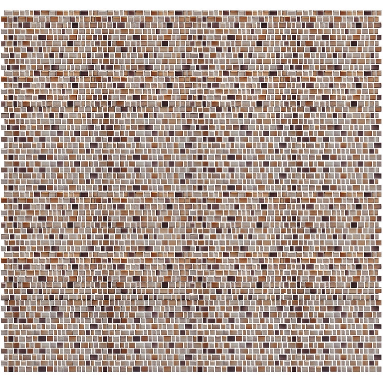 Mozaic interior, maro, sticla, patrat, 30.7 x 31.3 cm x 8 mm  GoodHome Saphyr