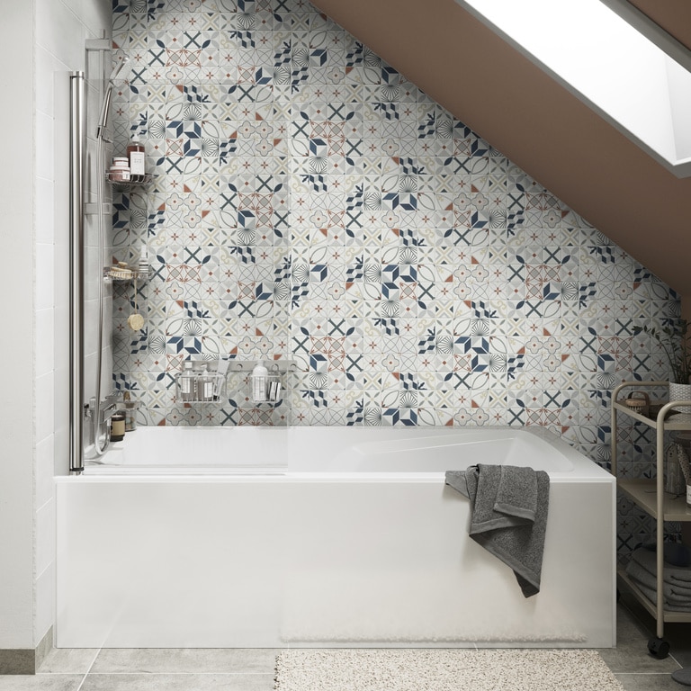 Mozaic interior GOODHOME Hydrolic, 30 x 30 cm x 10 mm, multicolor