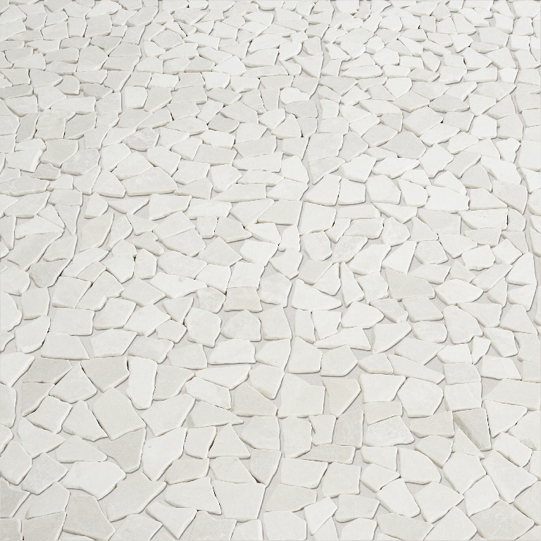 Mozaic ceramic decorativ GoodHome Bohai, 31.5x31.5 cm, gri deschis