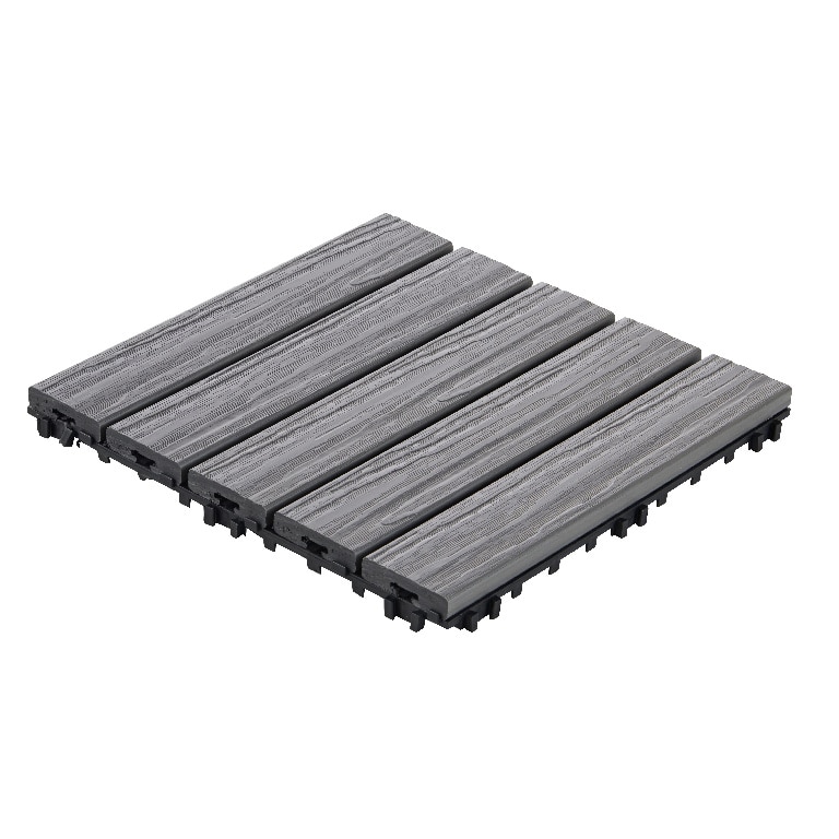 Pavaj, compozit, gri, 30 x 30 x 3.5 cm, 2.7 buc/mp  GoodHome